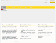 Tablet Screenshot of fluencycoach.com
